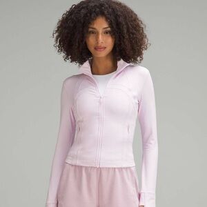 Lululemon define jacket in meadowsweet pink size 2